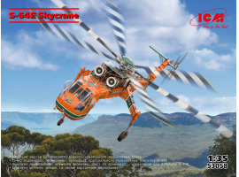 Збірна модель 1/35 Важкий транспортний гелікоптер S-64E Skycrane ICM 53058