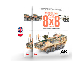 Книга "Моделювання сучасних бойових броньованих машин 8х8" AK-interactive AK130017