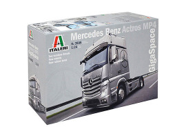 обзорное фото Збірна модель 1/24 вантажний автомобіль / тягач Mercedes Benz Actros MP4 GigaSpace Italeri 3905 Вантажівки / причепи