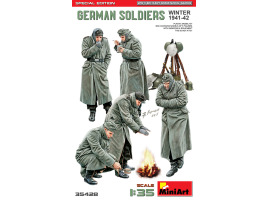 обзорное фото Збірна модель 1/35 Фігури Німецькі солдати Зима (1941-1942) Special Edition MiniArt 35428 Фігури 1/35