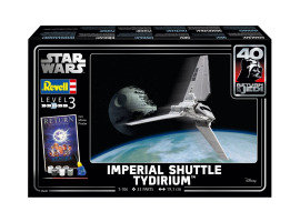 обзорное фото Сборная модель 1/106 Подарочный набор Имперский шаттл Тайдириум Ревелл 05657 Star Wars