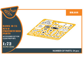 Набор фототравления 1/72 Hawk H-75 M/N/O Clear Prop CPA-72045