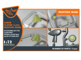 Маска для покраски модели 1/72 A5M Claude (последняя версия) из "yellow kabuki paper" Clear Prop