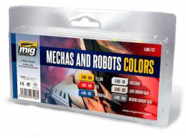 обзорное фото MECHAS AND ROBOTS COLORS Наборы красок