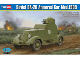 обзорное фото Soviet BA-20 Armored Car Mod.1939 Автомобілі 1/35