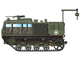 обзорное фото >
  Buildable model M4 High Speed Tractor
  (155mm/8-in./240mm) Armored vehicles 1/72