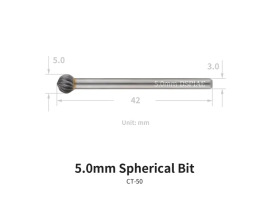 обзорное фото Spherical drill 5.0 mm DSPIAE CT-50 Sundry