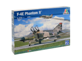 обзорное фото Збірна модель 1/48 Літак F-4E Phantom II Italeri 2770 Літаки 1/48