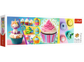 обзорное фото Puzzles Beautiful cupcakes 1000pcs 1000 items