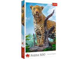 обзорное фото Пазли Дикий леопард 500шт 500 елементів
