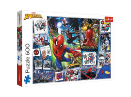 обзорное фото Пазли Постер супергероя" / Марвел: Людина павук 500шт 500 елементів