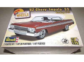 обзорное фото Chevy Impala 1962 SS Hardtop Cars 1/25