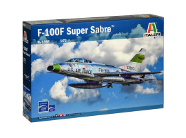 Збірна модель 1/72 Літак F-100F Super Sabre Italeri 1398