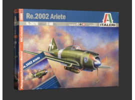 Збірна модель 1/48 Літак Reggiane Re.2002 Ariete Italeri 2670