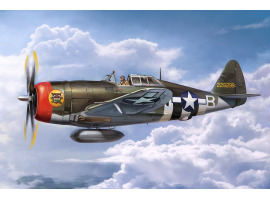 обзорное фото бірна модель 1:24 Американський винищувач P-47D Thunderbolt Razorback Trumpeter 02427 Літаки 1/24