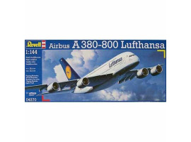 обзорное фото Airbus A380 Lufthansa Aircraft 1/144