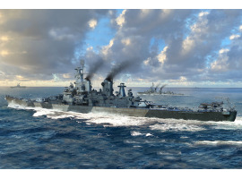 обзорное фото Збірна модель 1/700 Лінкор USS Iowa BB-61 Trumpeter 06749 Флот 1/700