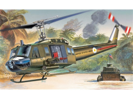 Сборная модель 1/72  вертолет UH - 1D SLICK Италери 1247