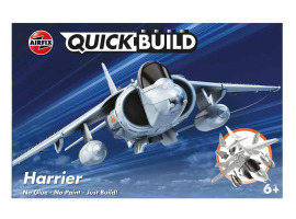 обзорное фото Scale model aircraft Harrier Quickbuild Airfix J6009 Cars/Planes