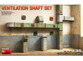 обзорное фото Збірна модель 1/35 Комплект вентиляційних шахт MiniArt 35650 Аксесуари