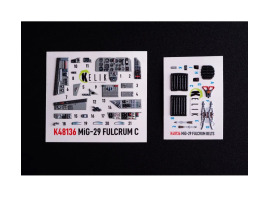 Mig-29 (9-13) Fulcrum C 3D декаль інтер'єр для комплекту GWH 1/48 KELIK K48136
