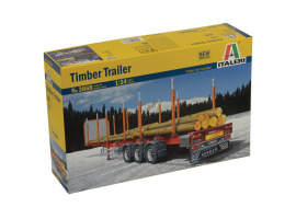 обзорное фото Scale model 1/24 timber trailer Italeri 3868 Грузовики / прицепы