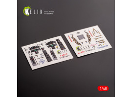 F-104 A/C декаль интерьер для комплекта Kinetic 1/48 KELIK K48117