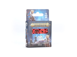 Игровые кубы AGE OF SIGMAR - DAUGHTERS OF KHAINE DICE