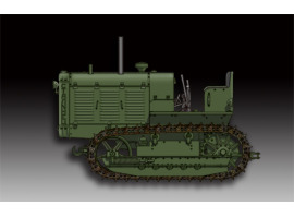 обзорное фото Сборная модель 1/72 советский трактор ЧТЗ С-65 Сталинец Трумпетер 07112 Бронетехника 1/72