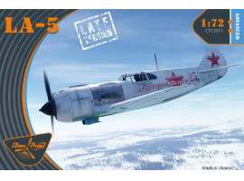 обзорное фото Збірна модель 1/72 літак La-5 пізня версія Clear Prop 72015 Літаки 1/72
