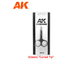обзорное фото Photo-etched scissors (curved tip) Sundry