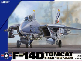 Збірна модель 1/48 Літак F-14D Tomcat Great Wall Hobby L4834