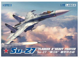 Сборная модель 1/48 Самолет Су-27 "Flanker-B" Great Wall Hobby L4824