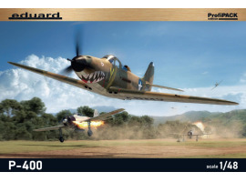 Scale model 1/48 American fighter P-400 Eduard 8092