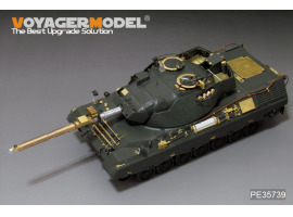 обзорное фото Modern German Leopard1A5  MBT (Gun barrel ,smoke discharger，atenna base include）(For MENG TS-015) Фототравлення