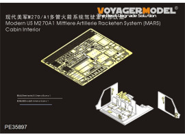 обзорное фото Modern US M270A1 Mittlere Artillerie Racketen System (MARS) Cabin Interior(For TRUMPETER 01046) Фототравлення