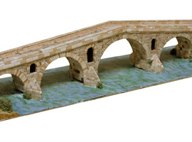 обзорное фото Керамический конструктор - мост Пуэнте-ла-Рейна (PUENTE LA REINA) Керамический конструктор 