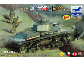 Збірна модель Skoda LT Vz35 & R-2 Tank (2 in 1)