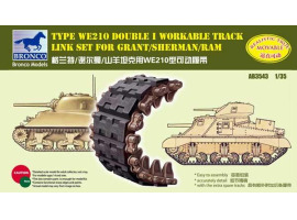 обзорное фото Набор траков 1/35 для M4 Sherman/M3 Grant/Ram (тип WE210 Double I) Бронко AB3543 Траки