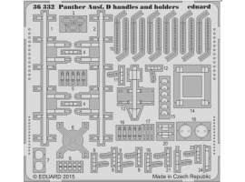 обзорное фото Panther Ausf. D handles and holders Фототравление