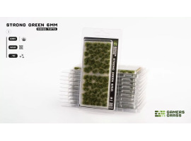 обзорное фото Набор пучков травы дикой зелёной Strong Green 6мм - Wild Gamers Grass GG6-SG Наборы деталировки