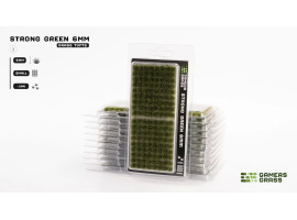обзорное фото Набір пучків дрібної  зеленої трави Strong Green 6мм - Small Gamers Grass GG6-SGs Набори деталювання
