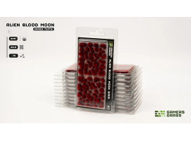 обзорное фото Набор пучков травы инопланетный кровавый Alien Blood Moon 6мм Gamers Grass GGA-BM Наборы деталировки