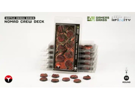 обзорное фото Nomad Crew Deck - Round 25mm (8x) Gamers Grass GGB-NCDR25 Sundry
