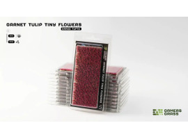 обзорное фото Набор пучков травы красные тюльпаны Garnet Tulip Tiny Flowers 4мм Gamers Grass GGFS-GT Наборы деталировки