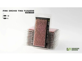 обзорное фото Набор пучков травы цветы розовой орхидеи Pink Orchid Tiny Flowers 4мм Gamers Grass GGFS-PO Наборы деталировки