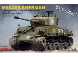 Збірна модель 1/35 Танк M4A3E8 Sherman RFM RM-5028