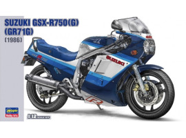 обзорное фото Сборная модель 1/12 Мотоцикл Сузуки GSX-R750(G) (GR71G) 1986 г. Хасегава 21507 Мотоциклы