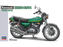 обзорное фото Сборная модель 1/12 Мотоцикл Кавасаки KH250-B3/B4 (1978/1979) Хасегава 21508 Мотоциклы