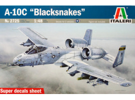 обзорное фото Збірна модель 1/48 Літак A-10C Blacksnakes Italeri 2725 Літаки 1/48